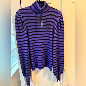 Fashion Nova Stripped Turtleneck